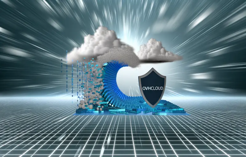 OVHcloud mitigates massive DDoS attack with 840 Mpps peak rate.