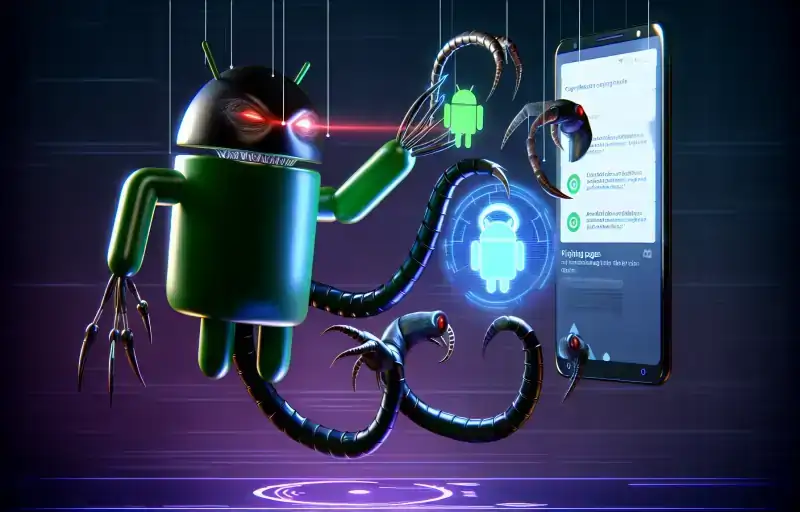 Copybara Android app hijacks devices, downloads phishing pages, runs remote commands.