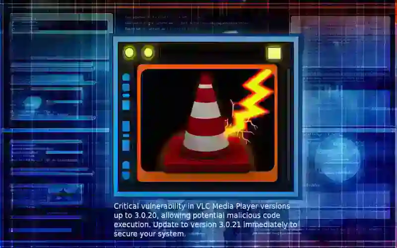 VLC Media Player vulnerability, versions up to 3.0.20. Update to 3.0.21 to secure system.