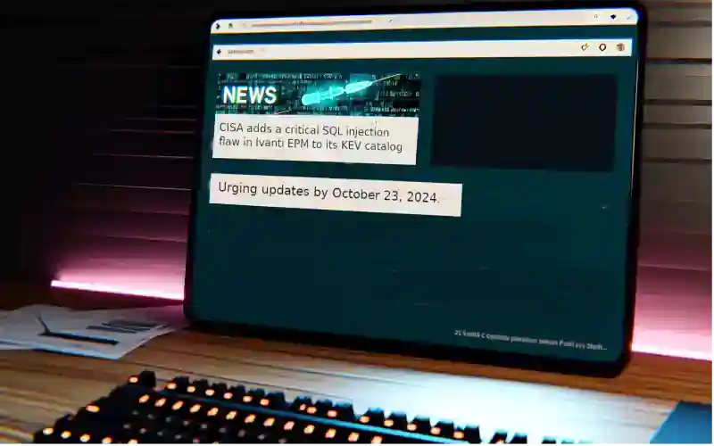 Critical SQL Injection Vulnerability in Ivanti EPM Added to CISA KEV Catalog.